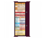 WhiteCoat Clipboard® Trifold - Wine Primary Care Edition